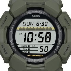 CASIO G-SHOCK GD-010-3DR YEŞİL SİLİKON KORDON DİJİTAL ERKEK KOL SAATİ
