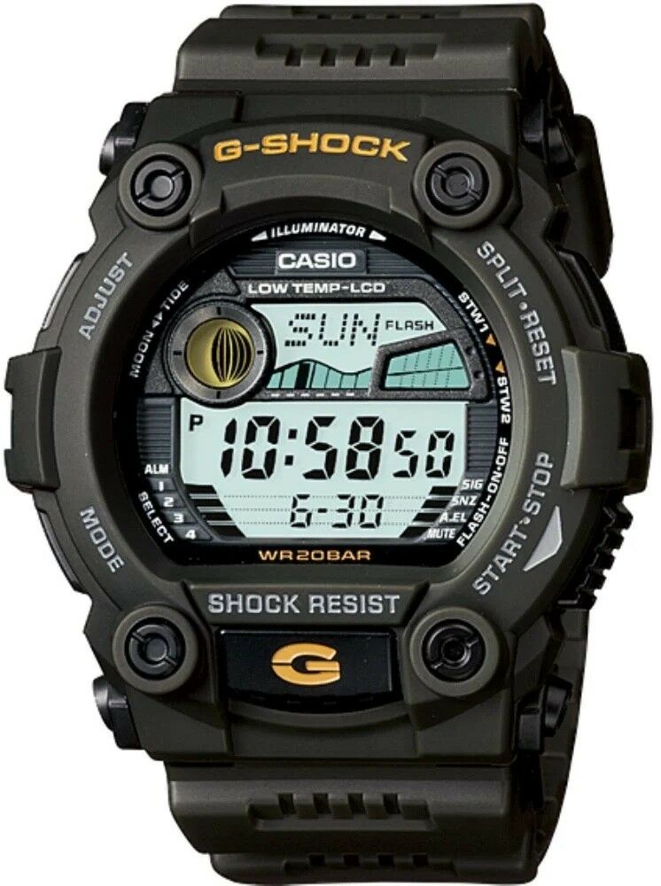 CASIO G-SHOCK G-7900-3DR YEŞİL SİLİKON KORDON DİJİTAL ERKEK KOL SAATİ
