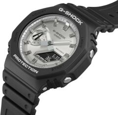 CASIO G-SHOCK GA-2100SB-1ADR SİYAH SİLİKON KORDON ANALOG/DİJİTAL ERKEK KOL SAATİ