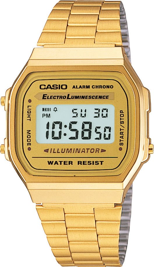 CASIO A168WG-9WDF ALTIN KAPLAMA RETRO UNISEX KOL SAATİ