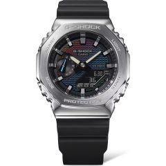 CASIO G-SHOCK GM-2100RW-1ADR SİYAH SİLİKON KORDON ANALOG/DİJİTAL ERKEK KOL SAATİ