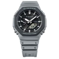 CASIO G-SHOCK GA-B2100LUU-8ADR GRİ SİLİKON KORDON ANALOG/DİJİTAL PİLSİZ SOLAR ERKEK KOL SAATİ