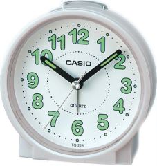 CASIO TQ-228-7DF ALARMLI BEYAZ ÇALAR MASA SAATİ