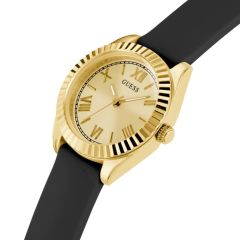 GUESS GUGW0724L2 SİYAH SİLİKON KORDON KADIN KOL SAATİ