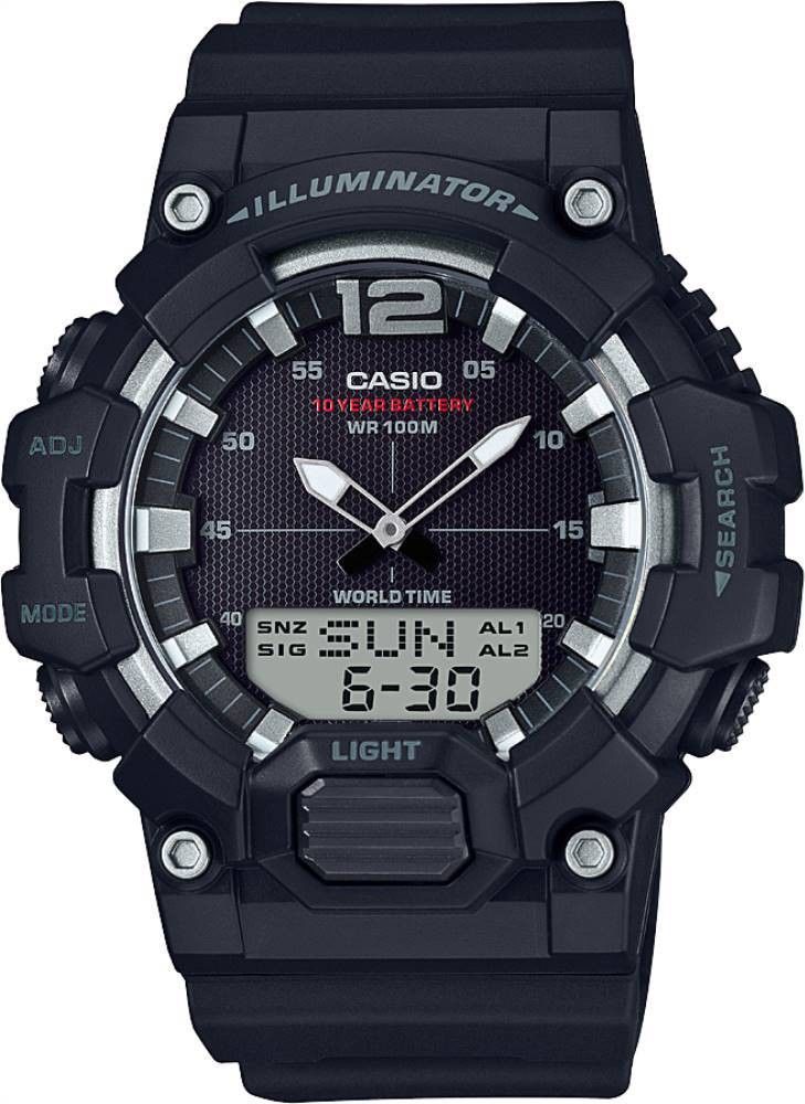 CASIO HDC-700-1AVDF SİYAH SİLİKON KORDON ANALOG/DİJİTAL ERKEK KOL SAATİ
