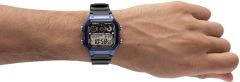 CASIO AE-1300WH-2AVDF SİYAH SİLİKON KORDON DİJİTAL ERKEK KOL SAATİ