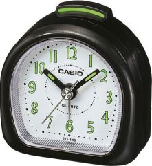 CASIO TQ-148-1DF ALARMLI SİYAH MİNİ ÇALAR MASA SAATİ