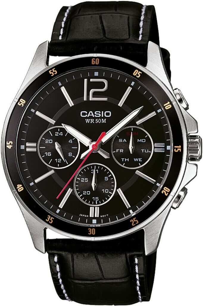 CASIO MTP-1374L-1AVDF DERİ KORDON ERKEK KOL SAATİ