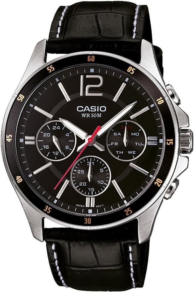 CASIO MTP-1374L-1AVDF DERİ KORDON ERKEK KOL SAATİ
