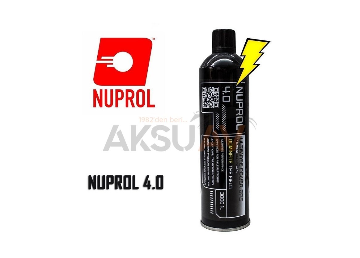 Nuprol 4.0 AirSoft Black Gas, Büyük Boy