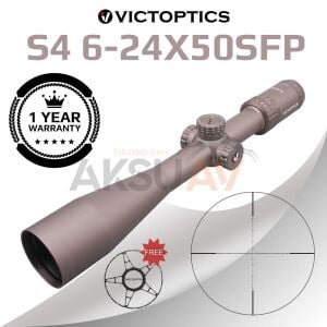 Victoptics S4 6-24x50 SFP Coyote FDE Tüfek Dürbünü