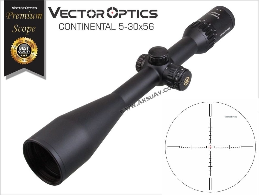 Vector Optics Continental 5-30x56 Tactical SFP Tüfek Dürbünü