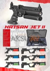 Hatsan JET II Yeşil PCP Havalı Tabanca