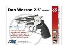 ASG Dan Wesson 2.5 inç Silver Toplu Havalı Tabanca