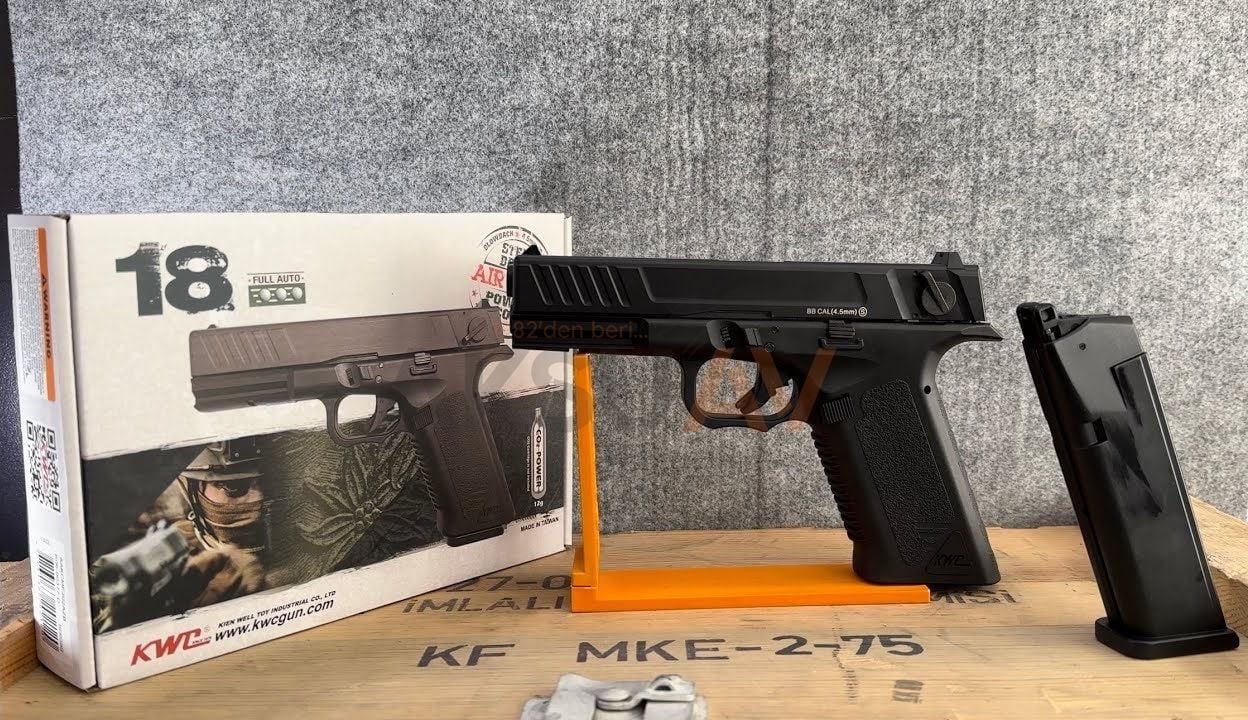 KWC Glock 18 Blowbackli Havalı Tabanca