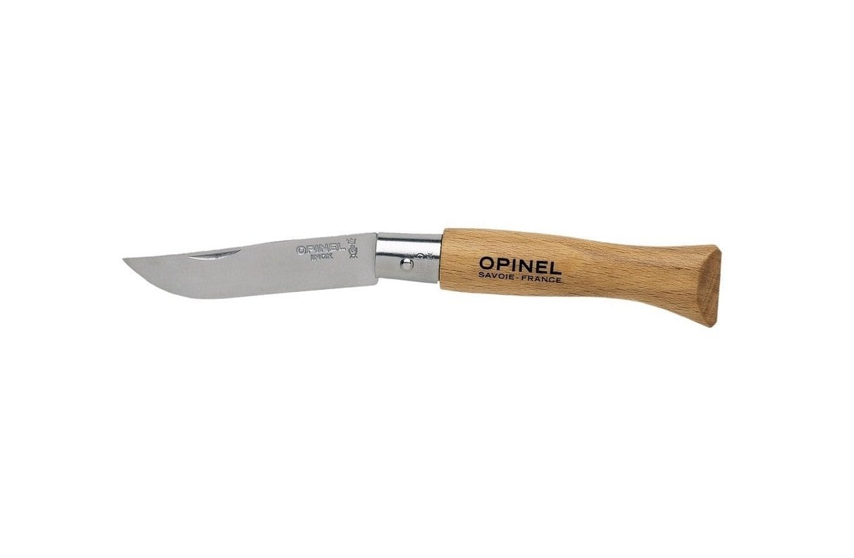 Opinel Inox Kayın Saplı 5 No Çakı