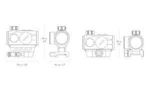 Hawke Endurance Reddot, 1x25 mm 3 MOA