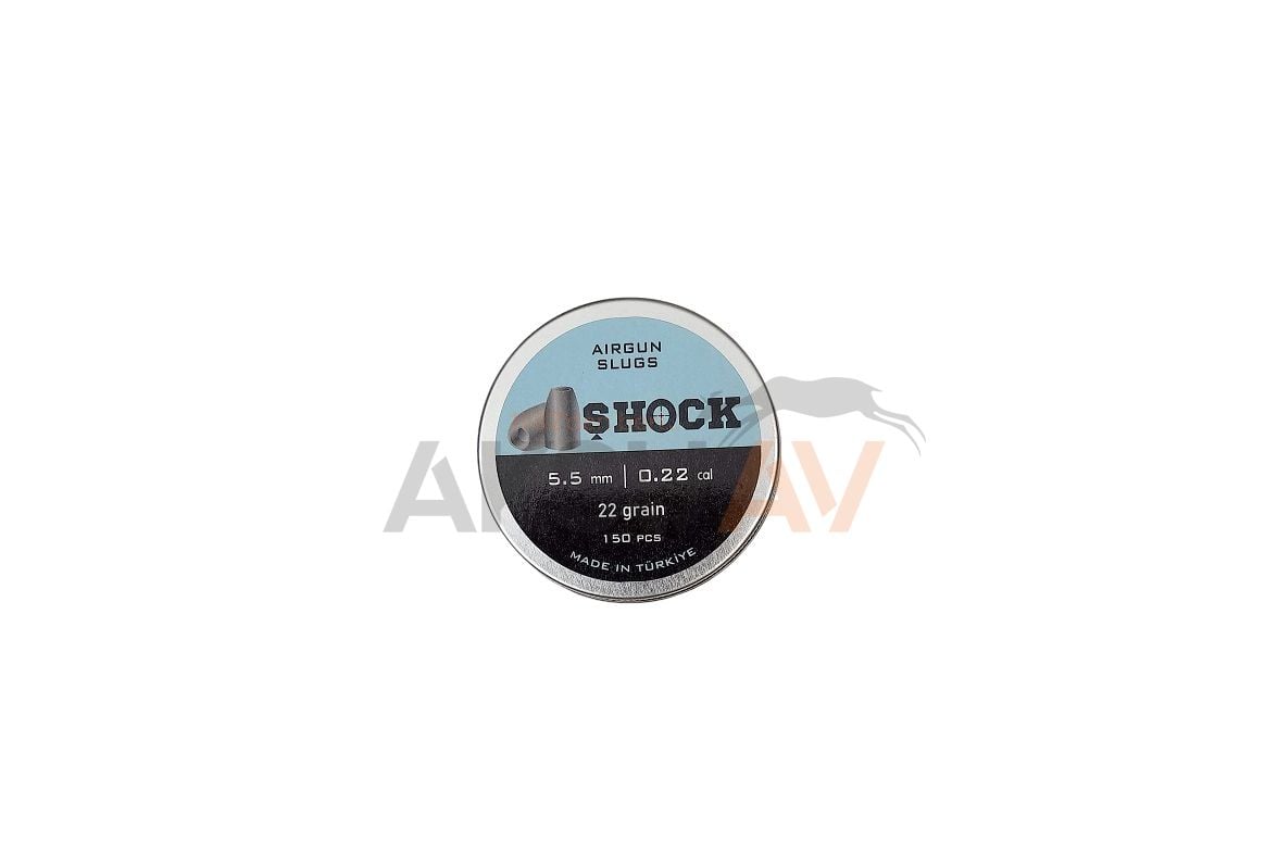 Shock Solid Bullet 5.5 mm 22 Grain Havalı Saçma