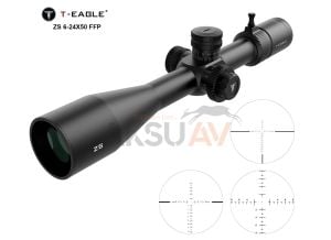 T-Eagle ZS 6-24x50 FFP Tüfek Dürbünü (Zero Stop)