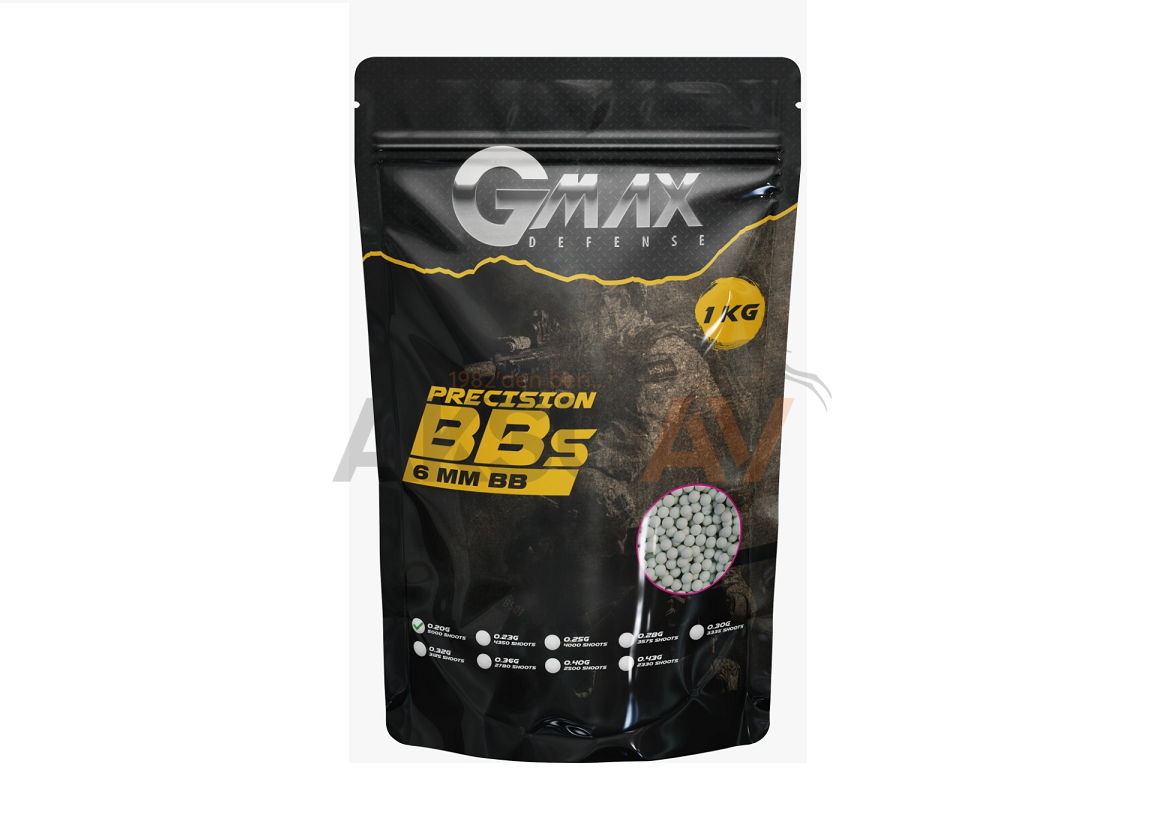 Gmax 0,28 Gram 1 KG Adet AirSoft BB