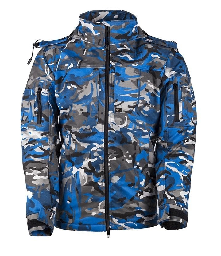 Vav Tactical Yengeç Mavi Softshell Mont