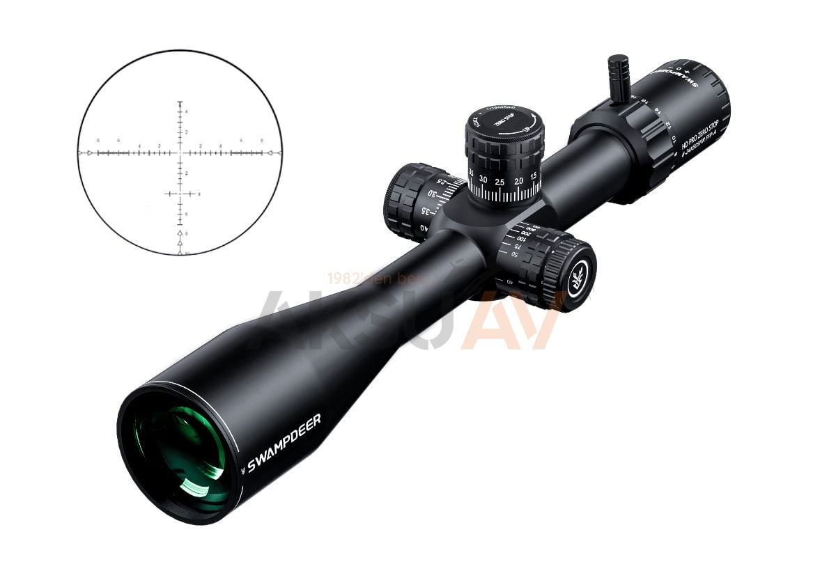 Swampdeer HD Pro Zero Stop 6-24x50 SFIR FFP Tüfek Dürbünü