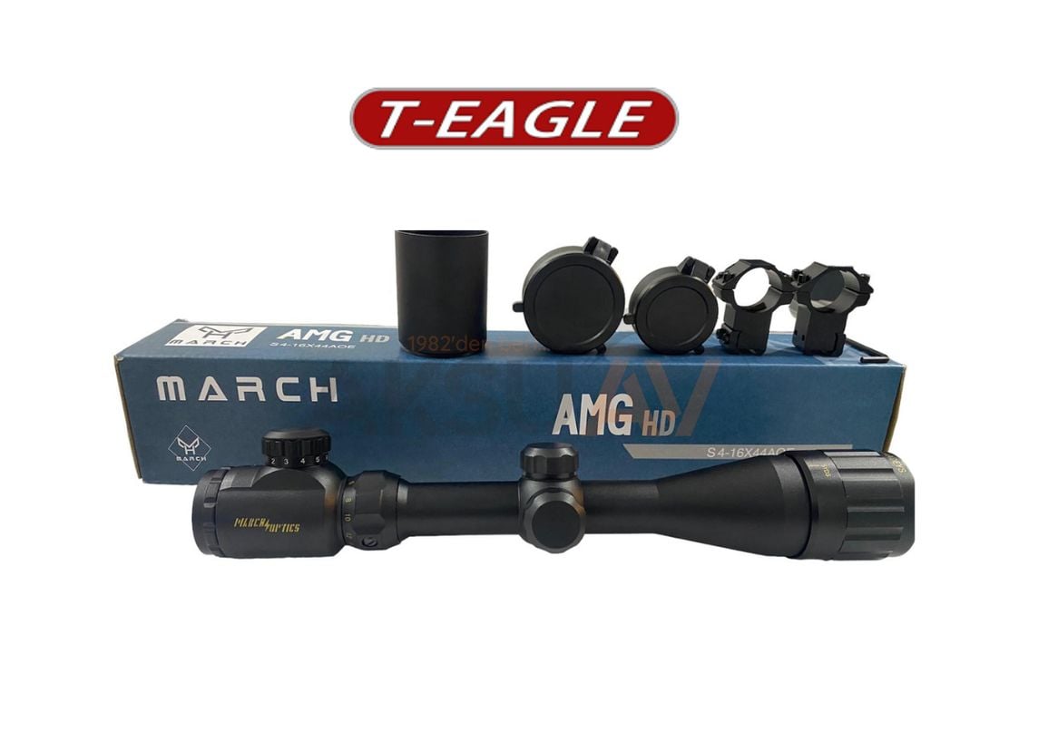 T-Eagle March AMG HD ST 4-16x44 AOE Tüfek Dürbünü