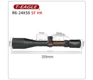 T-Eagle R 6-24x50 SF HK Tüfek Dürbünü