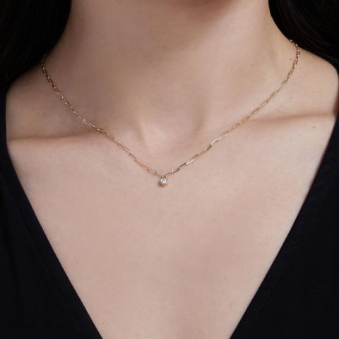 Rikkat Pırlanta Kolye | 0.09 ct