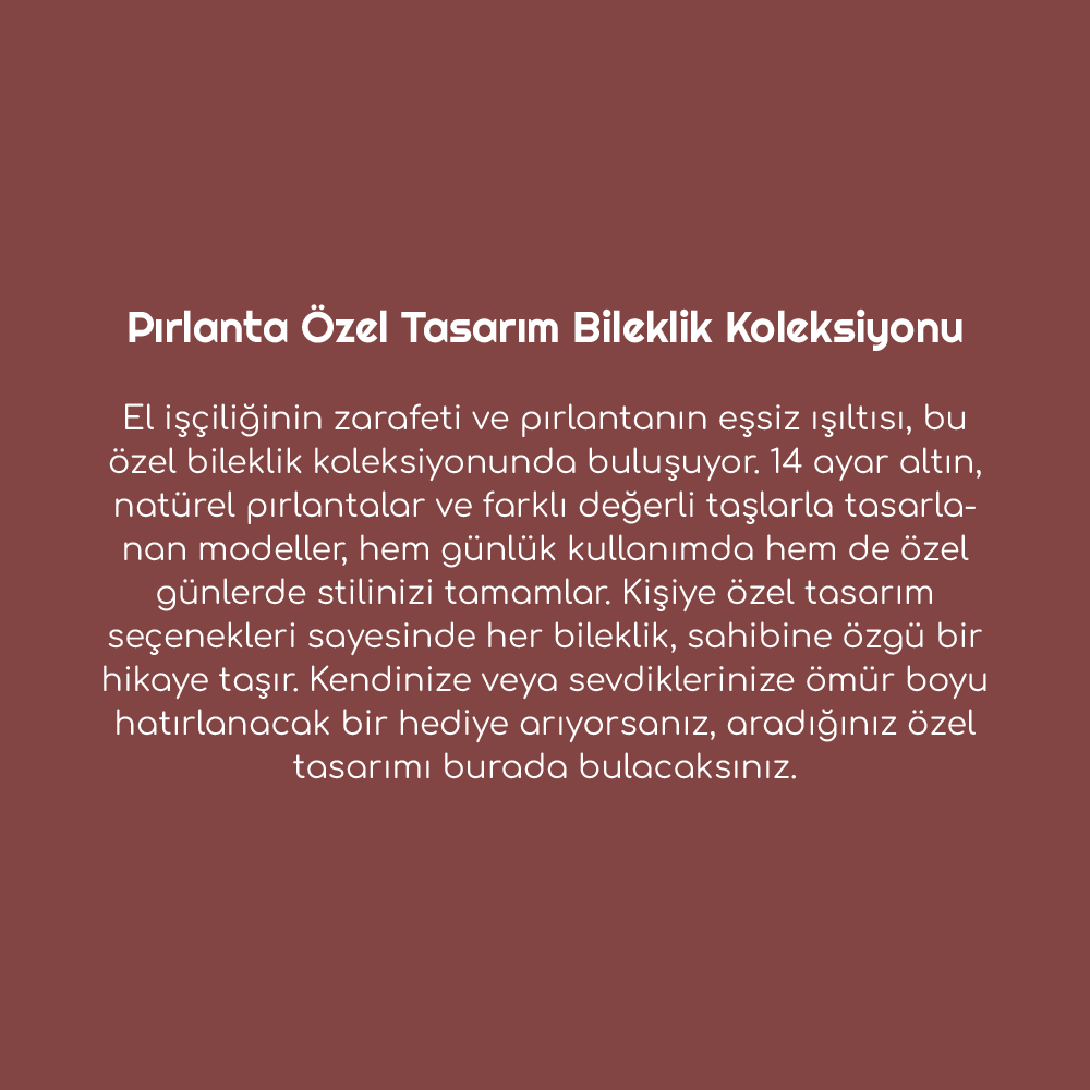 Pırlanta ve Özel Tasarım Altın Bileklik Modelleri 