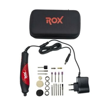 Rox 0093 Mini Hobi Gravür Makinası 25 Parça Aksesuarlı