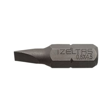 İZELTAŞ Düz Bits Uç 0.6x4.5 (25MM)