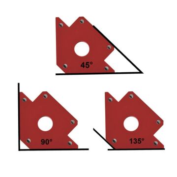 Rox Wood 0072 Manyetik Açılı Kaynak Tutucu Mıknatıs Gönye 50 Lbs