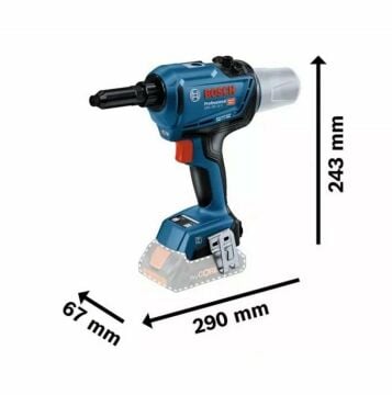 BOSCH GRG 18V-16 C Akülü Perçin Tabancası 18 Volt (Akü ve Şarj Aleti Hariç)