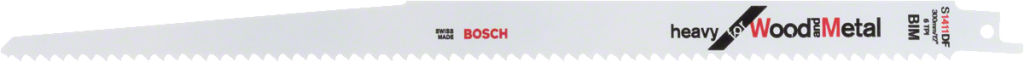 BOSCH S 1411 DF Ahşap ve Metal İçin Tilki Kuyruğu Testere Ucu