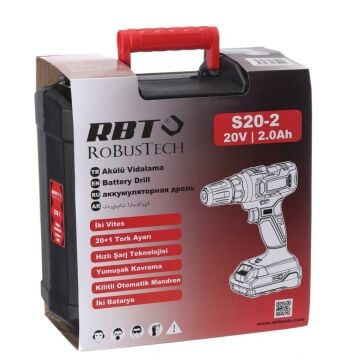 Rbt Robustech S20-2 Li Akülü Vidalama 20v 2 Ah