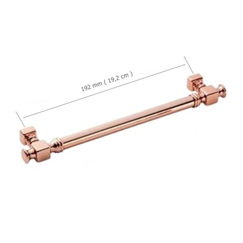 Doğanlar Dragon 192 mm Mobilya Kulp Süper Rose Bronz