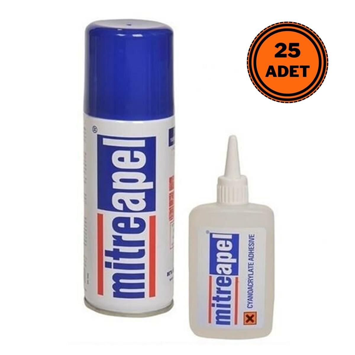 25 Adet Apel Hızlı Yapıştırıcı 100 gr + 400 ml