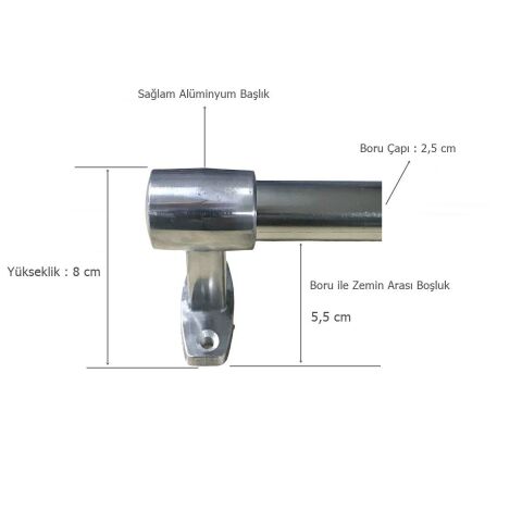 Yaşlı Engelli ve Hastalar için 25 cm Tutamak Engelli Tutamağı