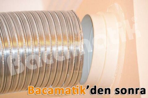 Bacamatik Aspiratör Davlumbaz Baca Klapesi Silikonlu Set