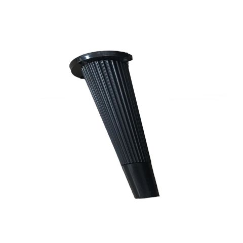 Stil Açılı Konik Plastik Mobilya Ayak Siyah 16 cm Koltuk Ayağı