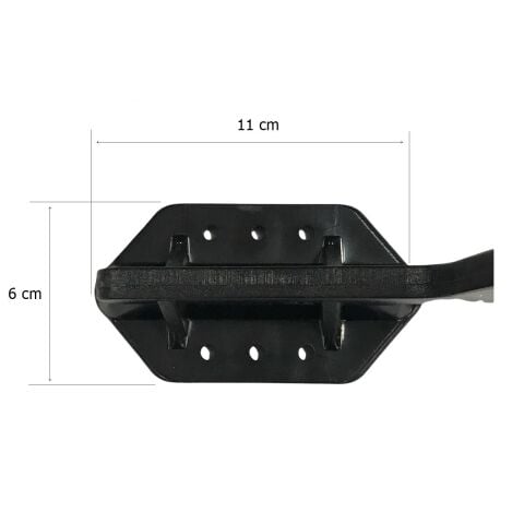 Kaz Lüks Mobilya Koltuk Ayağı Metal Mat Siyah-Altın 17 cm