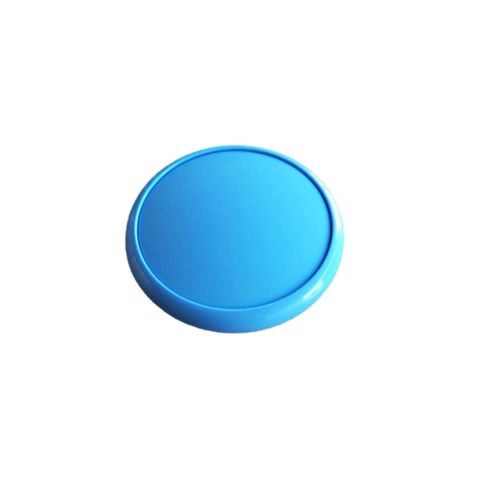 Çocuk Odası Tekli Düğme Mobilya Kulp Çap 55 mm Mavi