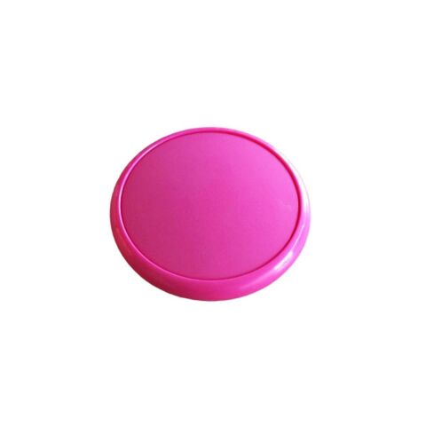 Çocuk Odası Tekli Düğme Mobilya Kulp Çap 55 mm Pembe