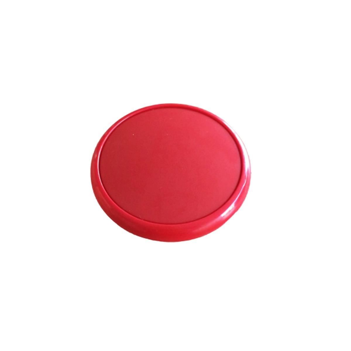 Çocuk Odası Tekli Düğme Mobilya Kulp Çap 55 mm Kırmızı