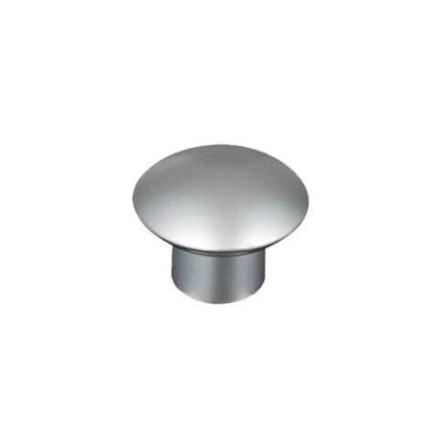 100 Adet Plastik Mantar Düğme Mobilya Kulp Tek Vidalı Gümüş