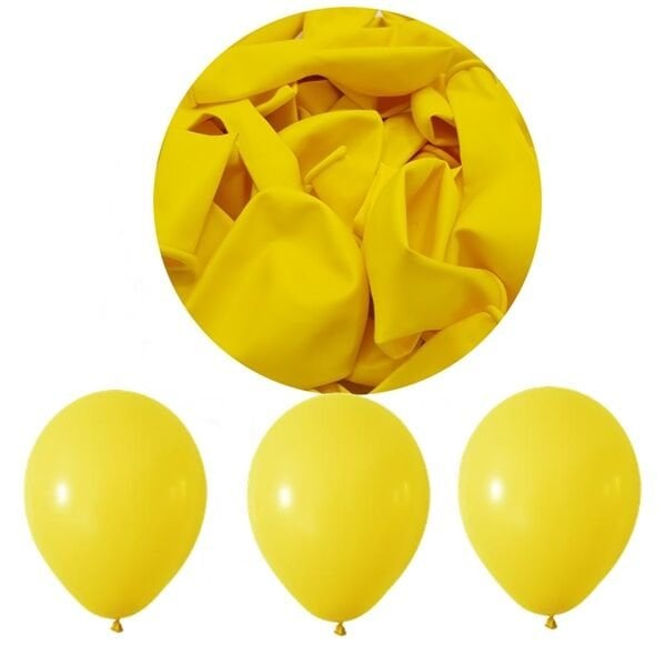 Pastel Sarı Balon 12 inc 10 lu
