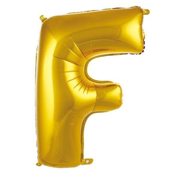 Folyo Gold F Harf Balon 76 cm