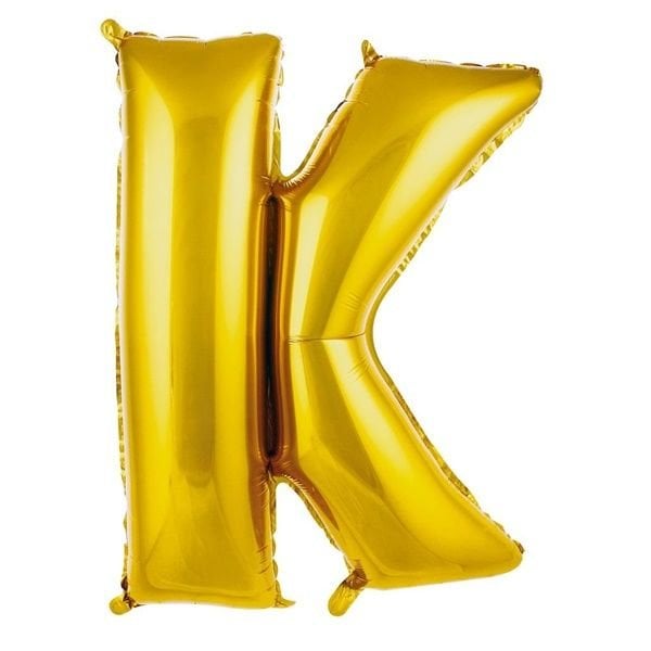 Folyo Gold K Harf Balon 76 cm