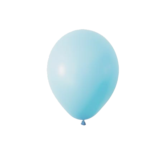 Makaron Mavi Balon 10 Adet